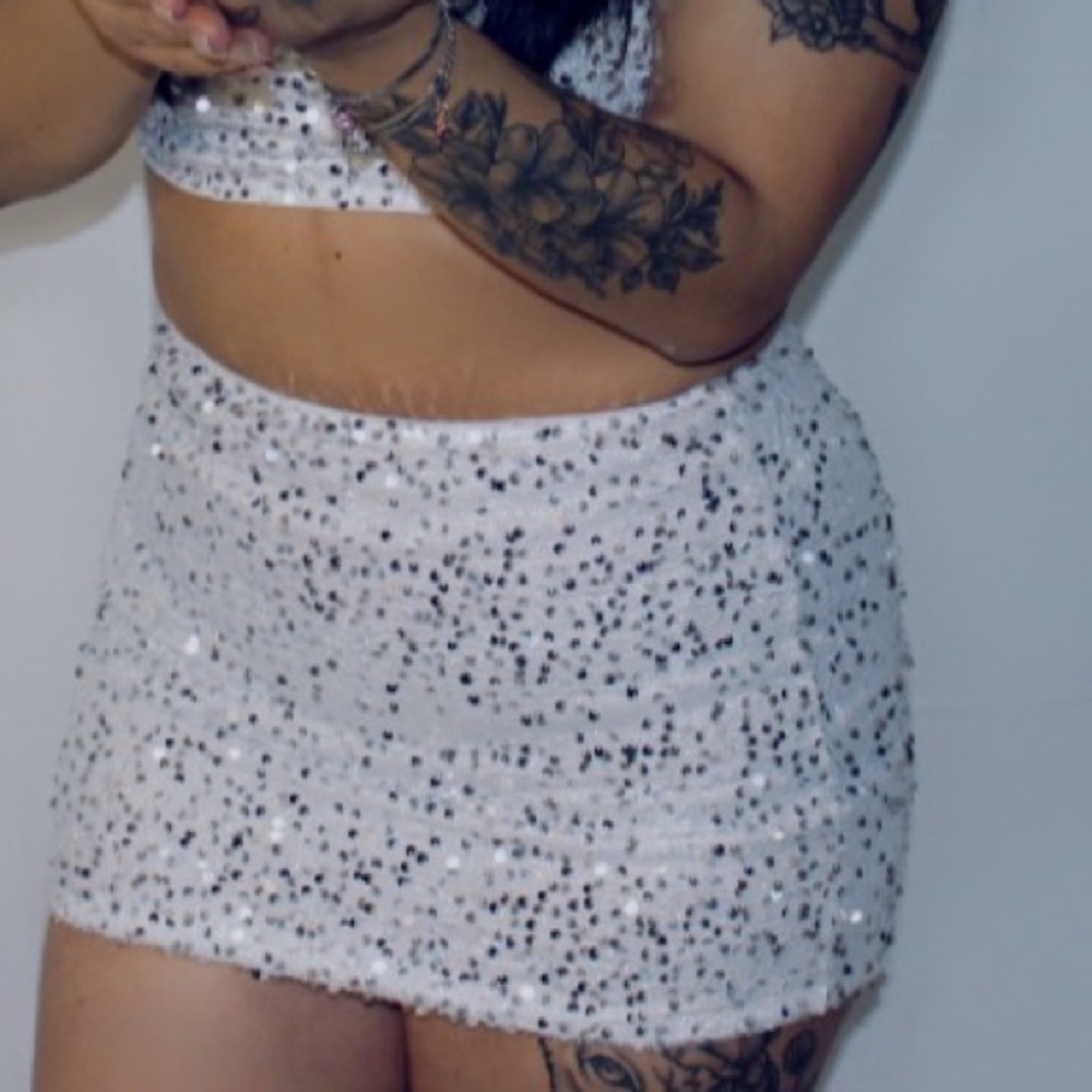 Shein Skirt and Crop Top set